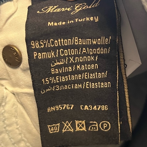 unsurpassed jeans Mavi with black rhinestones, high quality cotton - Picture 6 of 7